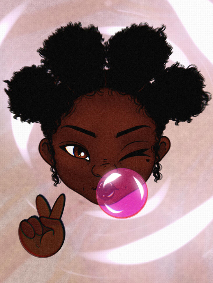 Poppin that gum
